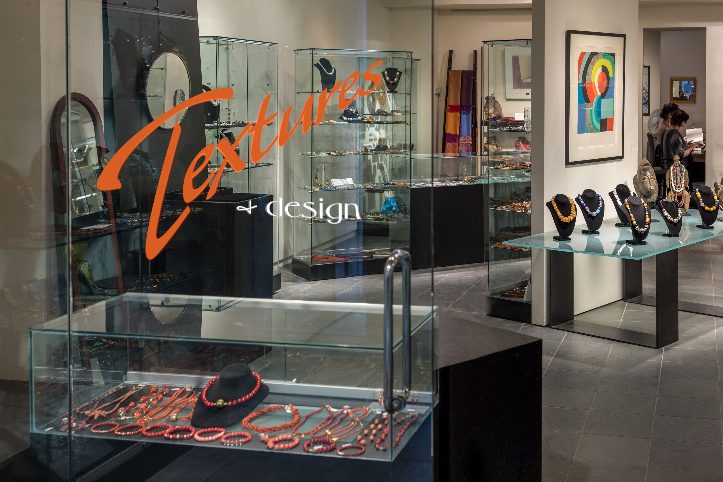 Boutique Textures Design-Vue intérieure